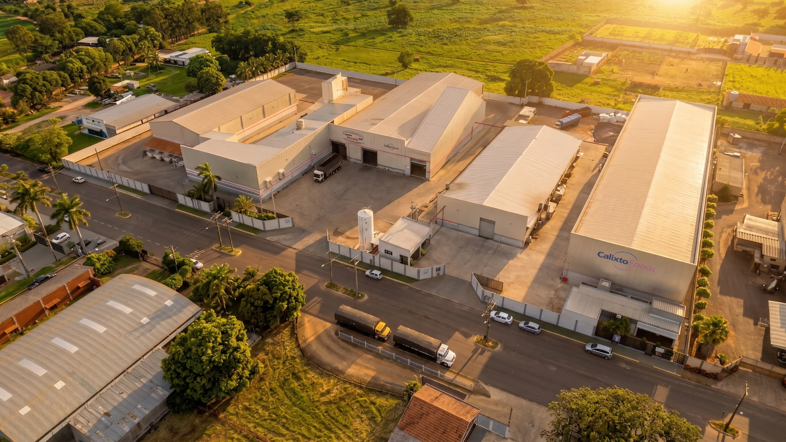 Fachada da Fábrica Calixto Foods